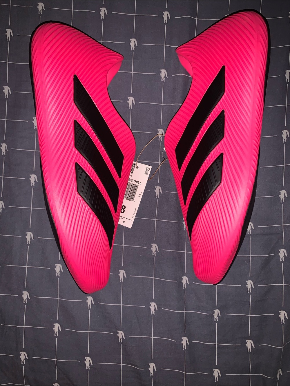 Adidas Purechill Runner Lucid Pink Black KI0065 Size: 8 Men